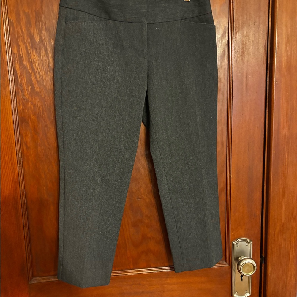 Women's Gray Crop Pants